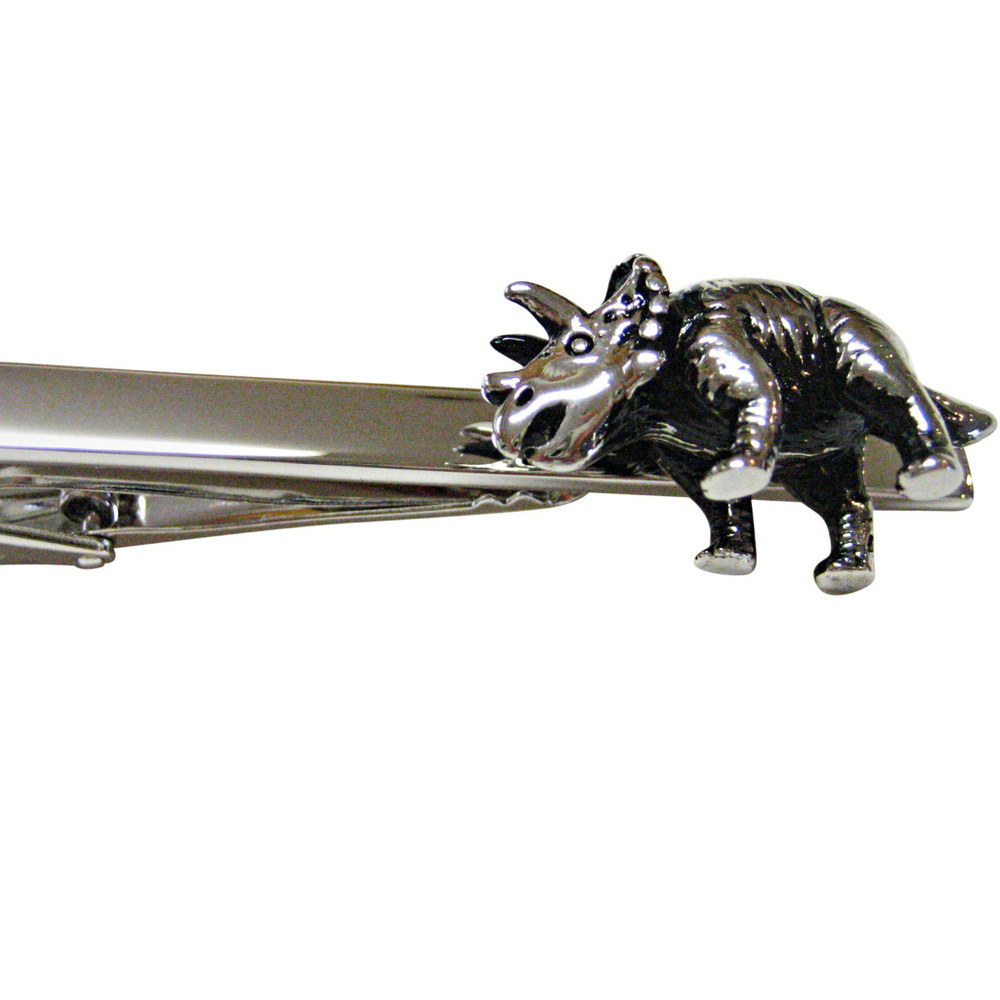 Triceratops Dinosaur Square Tie clip